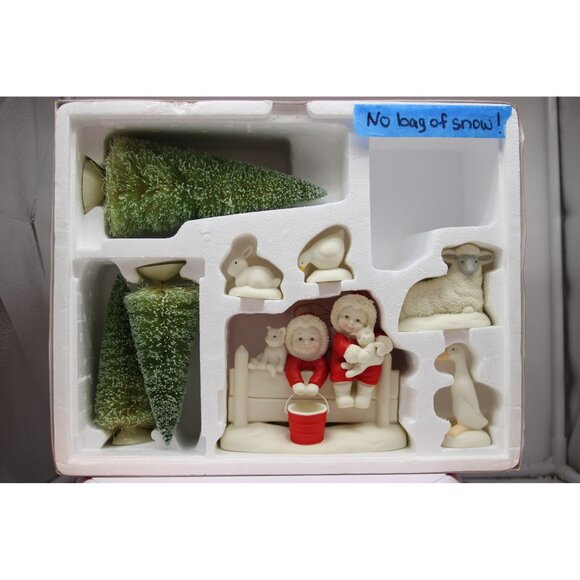 Dept 56 Snowbabies - Babies on the Farm - Farmyard Friends - Picture 2 of 8